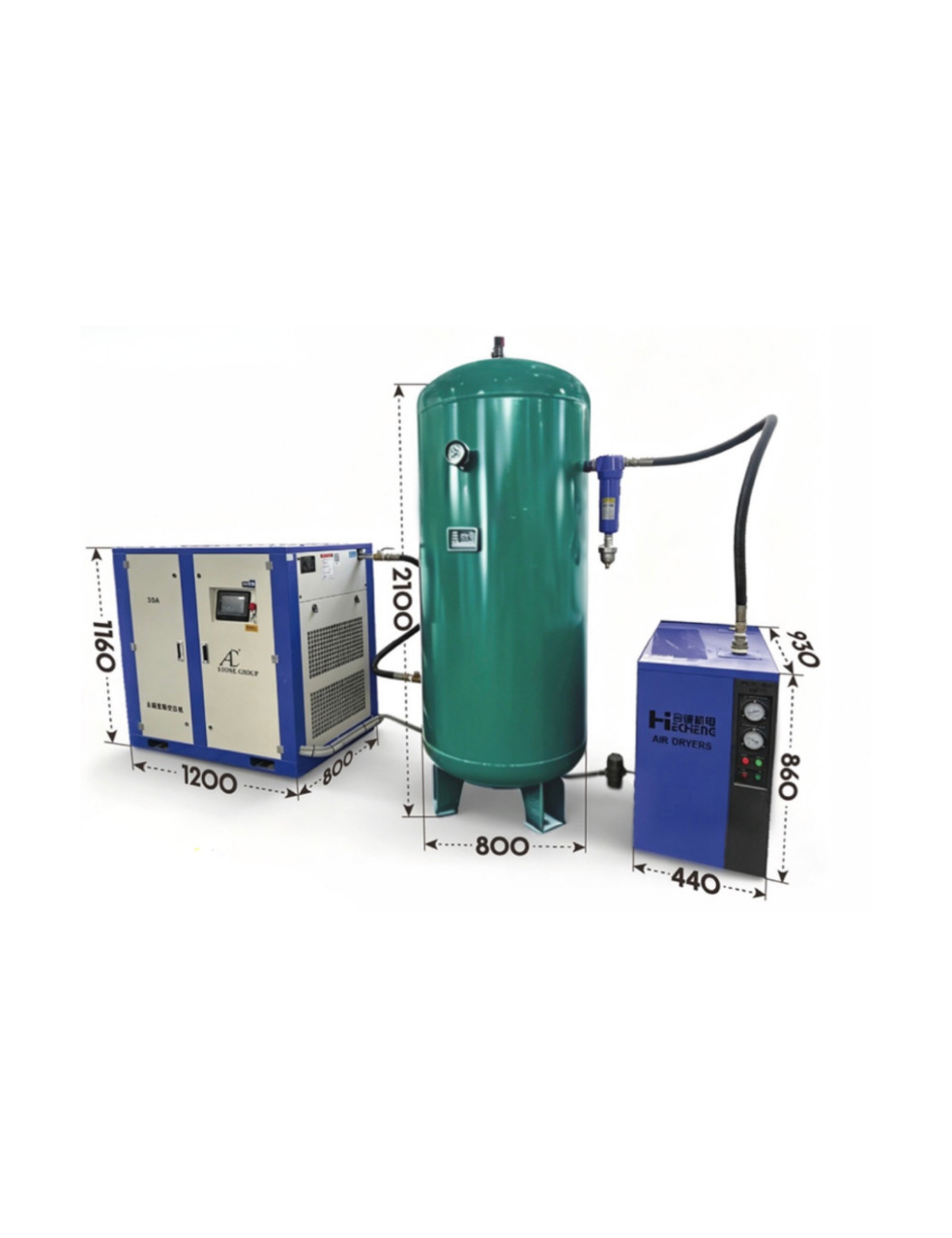 AC Air Compressor System - AC Stone Group
